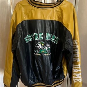 Steve and Barry’s Notre Dame navy  and Yellow Jacket